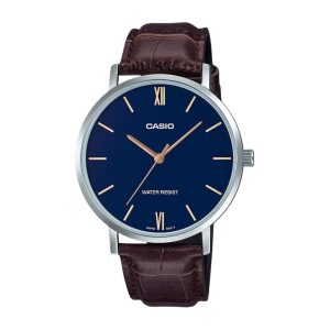 کاسیو چرم مردانه mtp vt01l 2budf